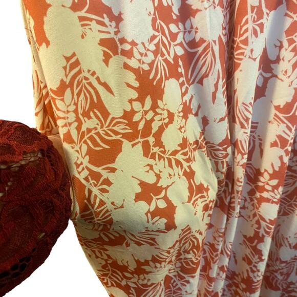 1X 14 16 Plus Size BloomChic Tshirt  Floral Dress Metal Ring Pockets Rare - Picture 12 of 12